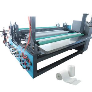 China 220m/min Tissue Paper Rewinding Machine PLC Touch Screen Combined Control factory