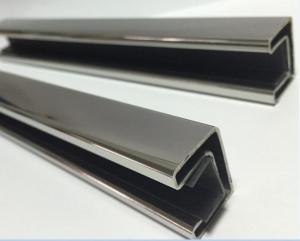 China Customized Shape Stainless Steel Angle Bar Rose Gold Silver Blue Purple factory