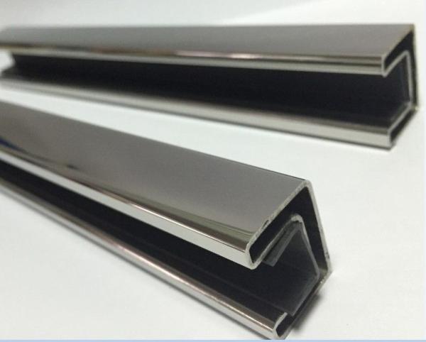Customized Shape Stainless Steel Angle Bar Rose Gold Silver Blue Purple