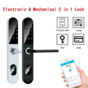 China MF1 Hotel Door Card Lock 4pcs AAA Hotel Key Card Door Entry Systems factory