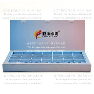 China Custom Logo Printing Coated Paper Chocolate Box Candy Flip Packing Box With Paper Insert factory