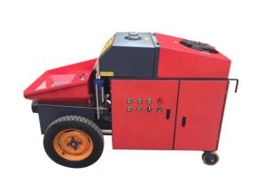 China Vertical Portable Mini Concrete Pump Red Mini Pump Concrete Pumping factory
