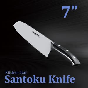 China Cerasteel Knife 7'' Santoku Knife factory