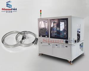 China 13.56N/M Hose Clamp Manufacturing Machine American Type Hose Clamp Machine 1000 Pcs/Hr factory