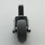 ESD Castors Conductive Wheel M12 4 Inch Rubber Caster Wheels 75KG Load