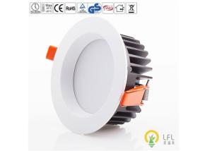 China No Flicker Tiltable Commercial LED Downlight For Hotels Apartments 12W factory