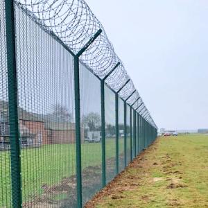 China Hot Dip Galvanized Security 358 Mesh Fencing 1.8m 3m Height factory