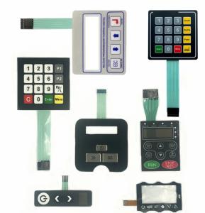 China IP67 Waterproof Metal Dome Membrane Switch With FPC Circuit Cable factory
