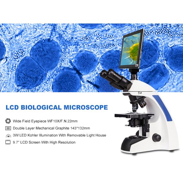 HD 9.7 Inch 5.0MP Digital LCD Microscope Binocular A33.1502 1000X Digital Display