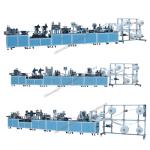 0.8Mpa Fish Shaped Mask Making Machine , 40pcs/min Mask Making Equipment