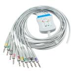 Seimi-finished EKG Cable 10Lead with Banana End Compatible All Medical