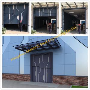 China Sectional Steel Lift Door Vertical Panel Lifting Industrial Sectional Door For Garage Use factory