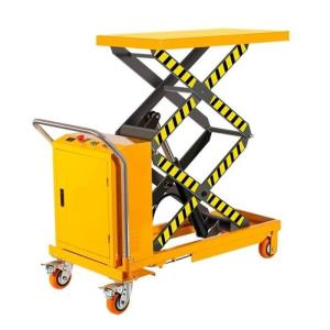 China 1.5m Mobile Scissor Lift Trolley 1000kgs Platform Lift Trolley factory