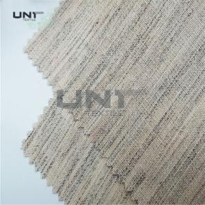 Stiff Interlining Material , Rayon Woven Fusing For Garment