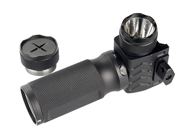 400 Lumen Tactical Rail Mount Flashlight White Beam Color Water Resistant