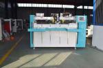 Semi Auto Corrugated Box Stitching Machine Hand Fold Feeding Stapling