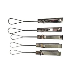 China Outdoor Fiber Optic Cable Clamp 2-8mm 1.5KN Made with Nylon Material Size 230*20*18mm factory