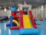 Outdoor Medieval Bounce Castle Inflatable Bouncy House With Slide Combo