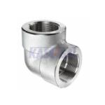 High Pressure Threaded 90° Elbow ASME B16.11 Stainless Steel Socket Weld