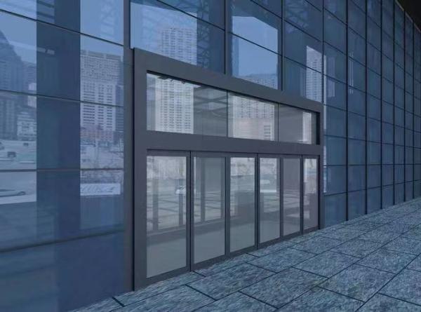 Customized Glass Curtain Wall Energy Saving Thermal Insulation Sleek Waterproof