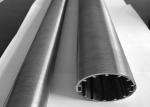 Water Well Johnson Well Screen , Stainless Steel Wedge Wire Filter Pipe