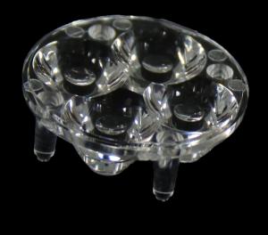 China PMMA LED Light Lens w/ High Transmittance &amp; 30° Uniform Facula factory