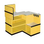 180CM SS Supermarket Checkout Counter 33in With Conveyor Belt