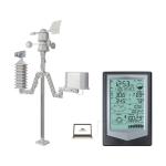 Black And Silver Definition Wireless Weather Station With ±1.0°C Temperature