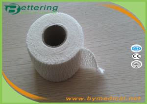 China 2.5cm Light Weight Cotton Elastic adhesive bandage stretch tape light EAB finger wrapping tape sports strapping tape factory