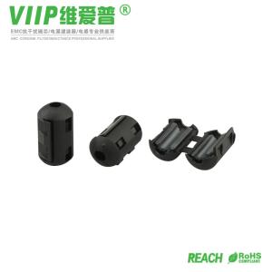 China 7mm Soft Snap On Ferrite Choke Core Magnet High Frequency factory