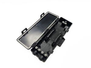 China YINGDA 1In 2 Out 2Cores Fiber Optic Protection Box Black ABS Material For Mechanical Splicer factory