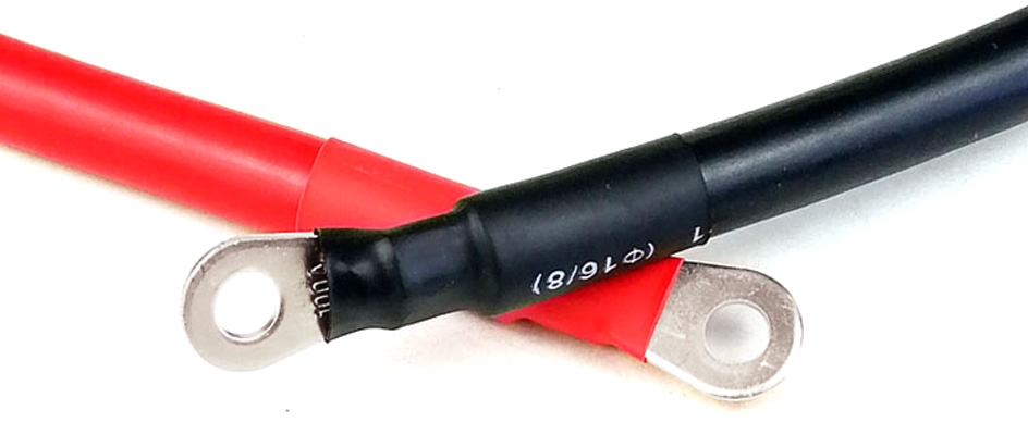 4 AWG Battery Connection Cable High Current Copper PVC 300cm 500cm