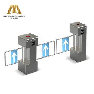 China RFID Card Swing Turnstile Barrier Gate , Turnstile Gate With Card Reader factory