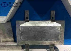 China Anti - Corrosion / Cathodic Protection 22W 44W Magnesium Anode With Double Iron Feet factory