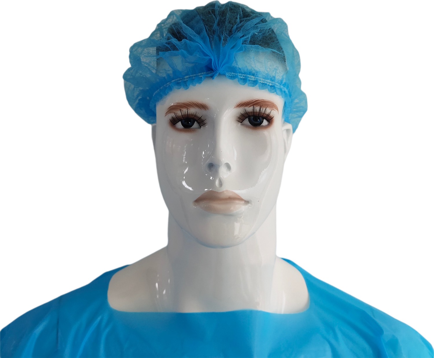 S&J Disposable non woven PP medical bouffant clip cap / non woven nurse caps