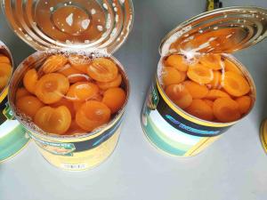 China 22g Total Carbohydrate Canned Apricot Halves with 2 Years Shelf Life factory