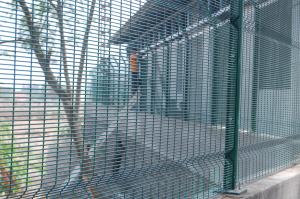China 358 Prison Mesh Fencing, Anti Cut, Anti Climb, 12mm x 75mm mesh opening, Available Any Color factory