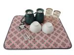 200gsm Reversible Microfiber Dish Drying Mat Tableware Protector