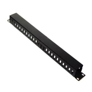 China 19 Inch Cable Management Rack Fiber Optic Adapter Panel factory