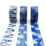 Wholesale Washi Tape Custom Printed Blue Japanese Paper Tape Colored Masking
