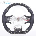 Sports Forged Alcantara Smooth Toyota Leather Steering Wheel Carbon Fiber
