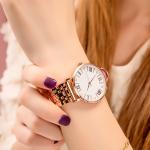Big Roman Japan PC21S Alloy Quartz Watches With Stainless Steel Solid Band