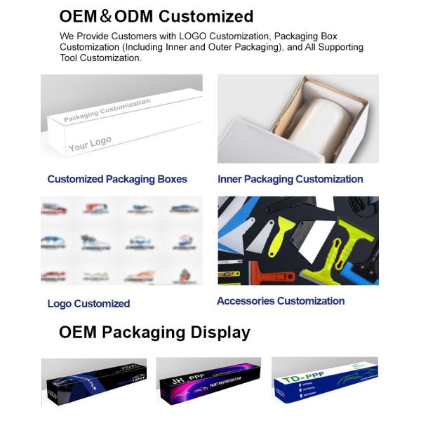 Self Healing Car Paint Protection Film Roll Gold Series Anti Yellow Clear TPU PPF Film For Business / Luxury Design Style