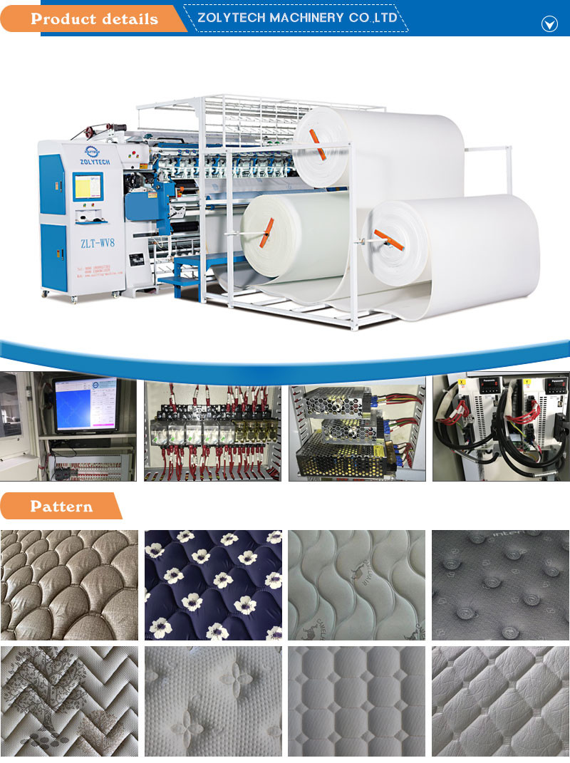 80mm Thickness Mattress Sewing Machine 1000rpm For Mattress Production