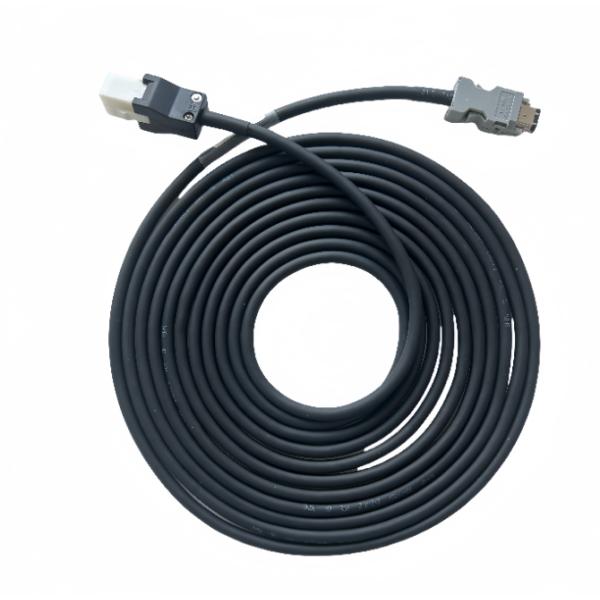 Fuji Small Power Encoder Cable with 6 Conductors 80℃ Rated Temperature and ≥85% Shield Coverage Servo Harness