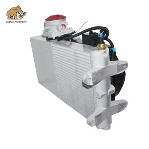 China In Stock Concrete Mixer Oil Cooler Radiator 18L 20L 24L 26L Fan, For Concrete Mixer Truck Producing, Repairing factory