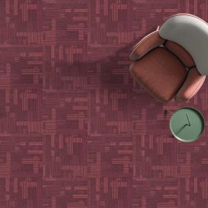 Anti Static Nylon Carpet Tiles 50x50cm Polypropylene Loop Pile Polypropylene