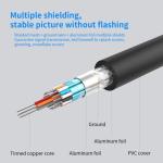 90 Degree Left High Speed HDMI Cable 24K Gold Plated Male To Male 1.5m 1m 4K