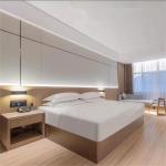 5 Star Minimalist Design Hotel Project Bedroom Solid Wood Furniture Set