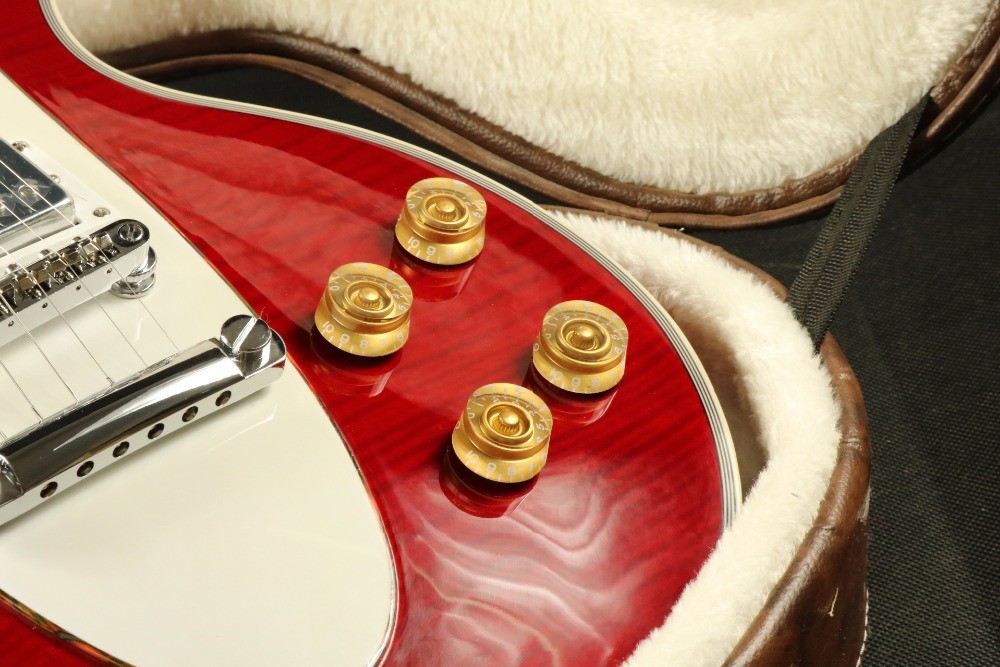 LP Corvette Electric guitar Figured Maple Top Veneer Grover Tuner More Color Can Choose